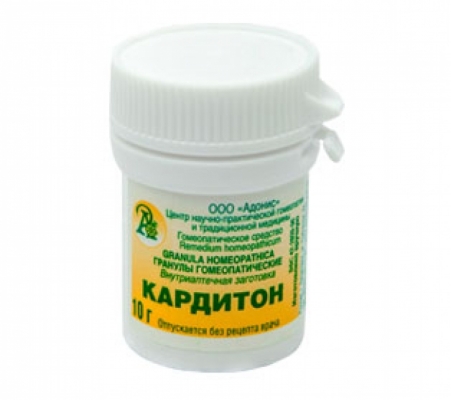 Гранулы гомеопатические «Кардитон»10гр.