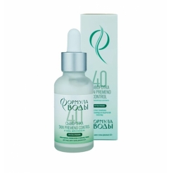 Сыворотка для лица шеи и зоны декольте 40+ SKIN PREMENO CONTROL на минеральной воде «Ессентуки 4» «Формула воды» 30мл.